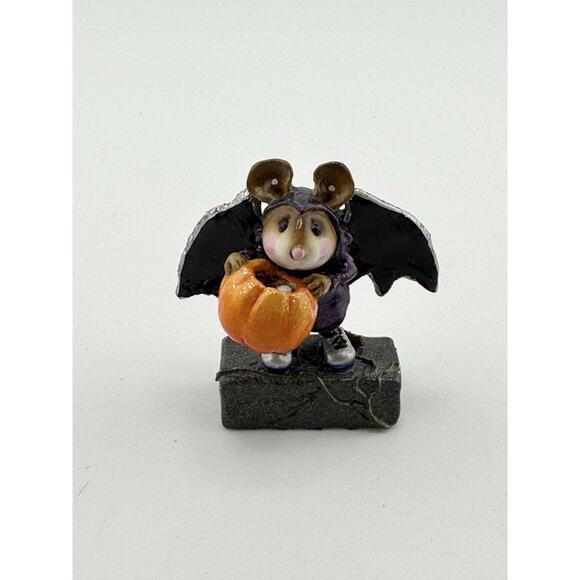 Wee Forest Folk "Is That All?" 2003 Halloween Mouse M-298a A. Petersen Retired - Picture 2 of 9